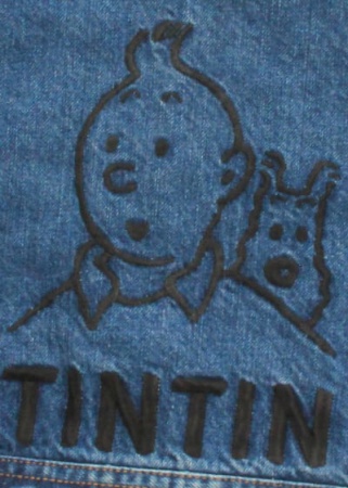 Blouson en jeans Tintin