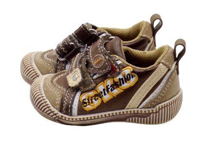 Chaussures - Chaussons bébé Écriture Cuir 