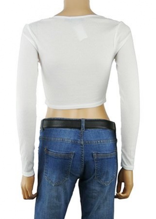 Crop top manches longues