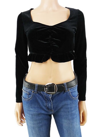 Crop Top manches longues