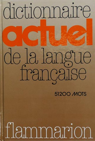 Dictionnaire actuel de la langue française