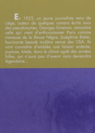  Georges Simenon, Joséphine Baker L\'amour sauvage