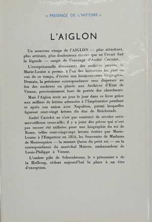 L\'aiglon, napoleon deux