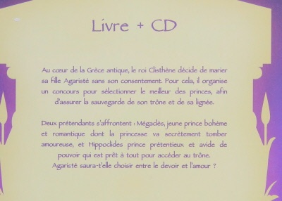 La comédie musical Agaristé entre le devoir et l\'amour + CD