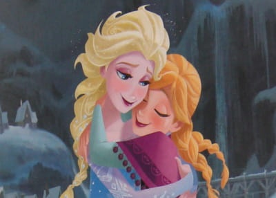 La reine des Neiges Elsa et ses amis