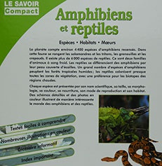 Le savoir compact : Amphibiens et reptiles