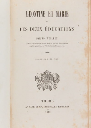 Leontine Et Marie Ou Les Deux Educations.