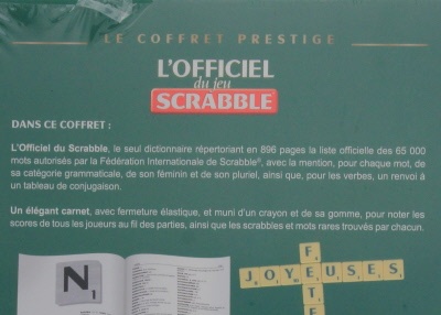 Officiel du Scrabble coffret version prestige
