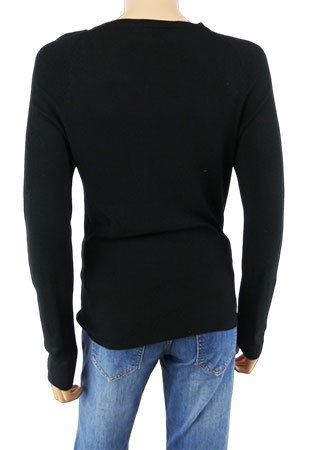 Pull fin manches longues 