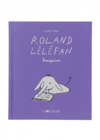 Roland Léléfan bouquine