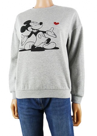 Sweat mickey manches longues