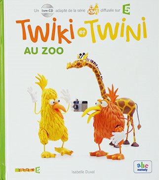 Twiki et Twini au zoo - Livre CD 